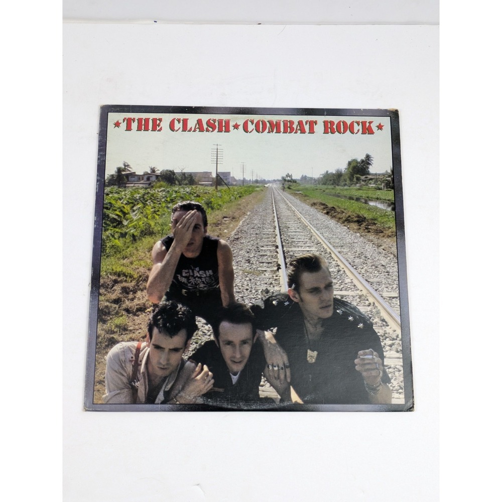 the Clash Album Combat Rock‎ Record 1st Pressing Vinyl LP Vintage